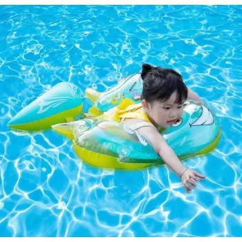 Schwimmring für Kleinkinder mit Sonnendach(nicht auf Bild mit Gurten 71x58 cm