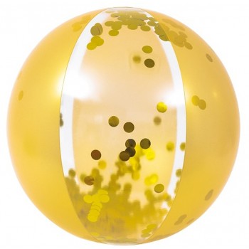 Jilong Aufblasbarer gold Glitzerball DM 50cm aufgeblasen 30cm