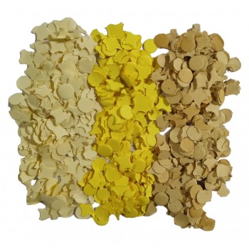Konfetti gelb 10 kg (Preis pro kg)