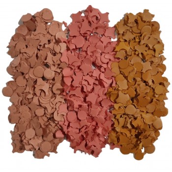 Konfetti orange 10 kg (Preis pro kg)