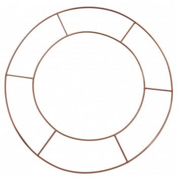 Reifen zum Aufhängen aus Metall gold 60cm