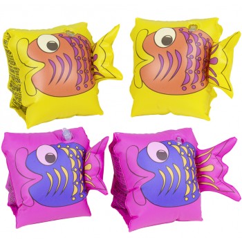Schwimmflügel 2 Farben sort. Fisch Motiv 3-6 Jahre nicht sort. im 6er Sack