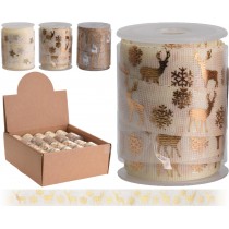 Geschenkband mit Rentiermotiv