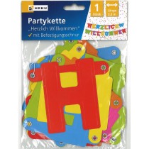 Partykette Herzlich Willkommen
