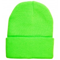 Neongrüne Mütze