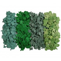 Konfetti grün 10 kg (Preis pro kg)