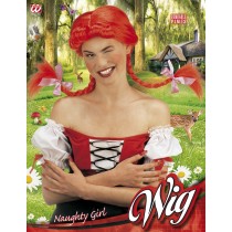 Rote Perücke Naughty Girl
