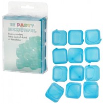 Eiswürfel Set 12er blau Party Eiswürfel