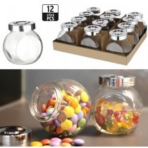 Vorratsglas rund mit Deckel 8x8x5.5 cm