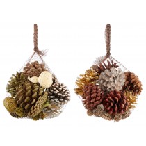 Potpourri Zapfen Mix 200gr. im Netz sort.