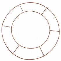 Reifen zum Aufhängen aus Metall gold 60cm