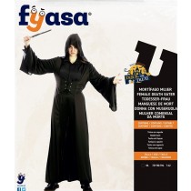 Kostüm Todesser Dame Gr. M/L Tunika mit Kapuze