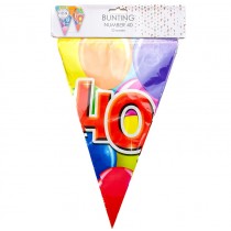 Wimpelkette 40, 10 m 20 x 30 cm
