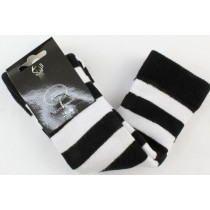 Waggissocken schwarz/weiss 25-30