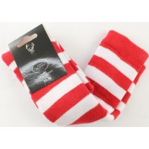 Waggissocken rot/weiss 31-36