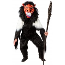 Kostüm Krampus one Size Overall aus Plüsch ohne Maske