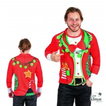 Langarmshirt Weihnachten L/XL