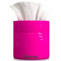 RENOVA Kosmetiktücher 40 Blatt in Box pink 3 lagig 16x19 cm