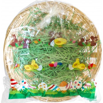 Panier avec herbes de paques