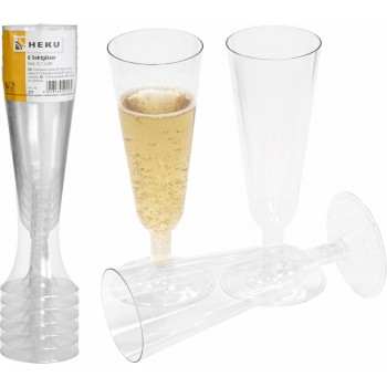 Verres à champagne 6 pcs 0,1 l
