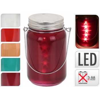 Verre décoratif avec LED