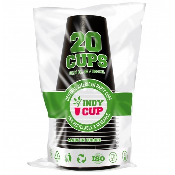 Gobelet Black Cups 300ml, 20pcs