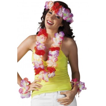 Set de collier fleur Hawaii