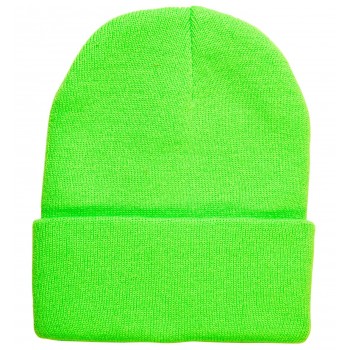 Bonnet vert neon