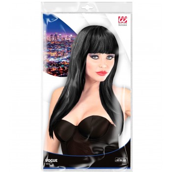 Perruque noire Vogue