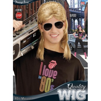 80ans perruque blonde avce lunettes