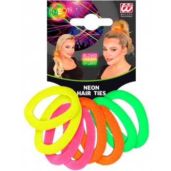 Elastique pour cheveux 4 couleurs ass.