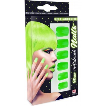 Ongles neon vert