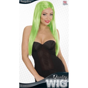 Perruque glamour vert