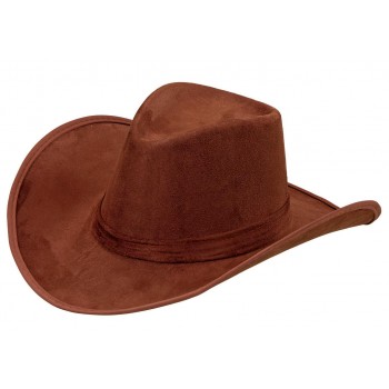 Chapeau de cow-boy brun
