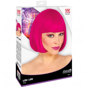Perruque Lou Lou fuchsia