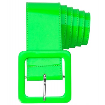 Ceinture vinyl vert fluo