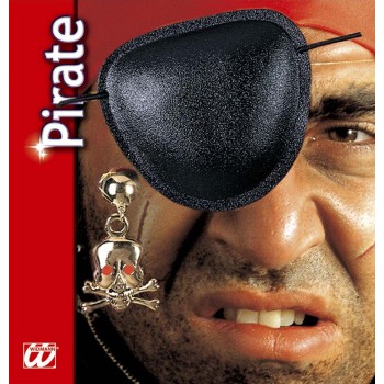 Set de Pirate, bandeau et boucle d'oreille, 3 asst.