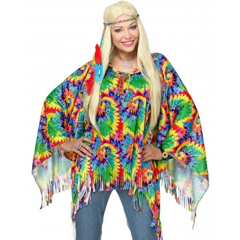 Poncho Hippie avec bandeau