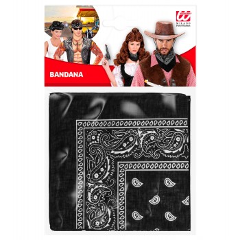 Bandana schwarz 55x55 cm