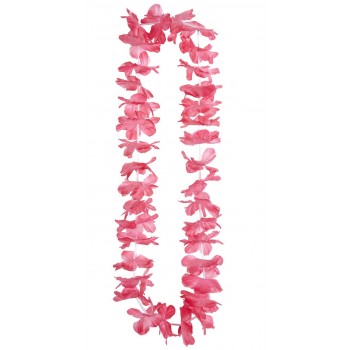 Collier fleur Hawaii rose