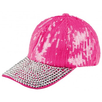 Cap bling bling hot rose