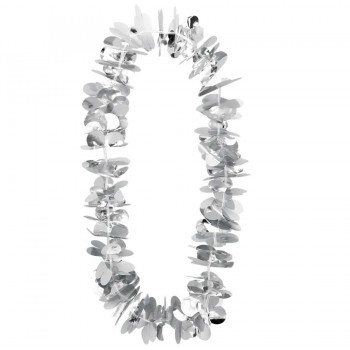 Collier hawaiien promo argent