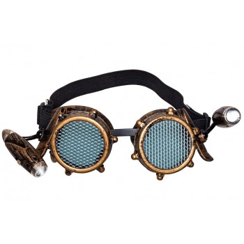 Lunettes Steampunk avec lumière