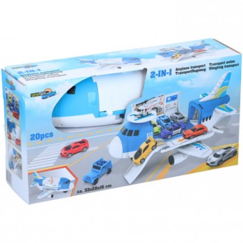 Transport camion pompiers 12pcs, 35x10.5x15.2 cm