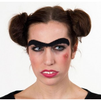 Sourcils contnus, noir