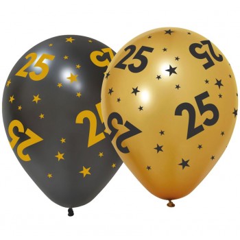 Ballons en caoutchouc celebrations 25, 6 pcs