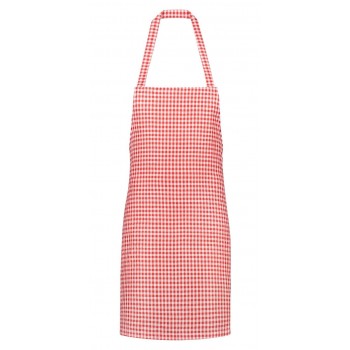 Tablier à carreaux rouge/blanc
