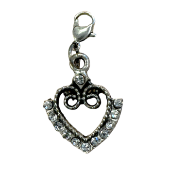 Pendentif pour costume tyrolien coeur