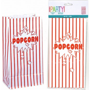 UNIQUE Sac pour popcorn 10 pcs 25x13x8
