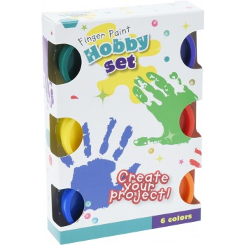 Peinture au doigt set à 6 pcs. 30 ml